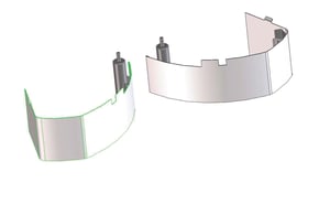 Kit piedini estetici a soffitto