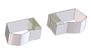 Kit staffe di fissaggio a pavimento