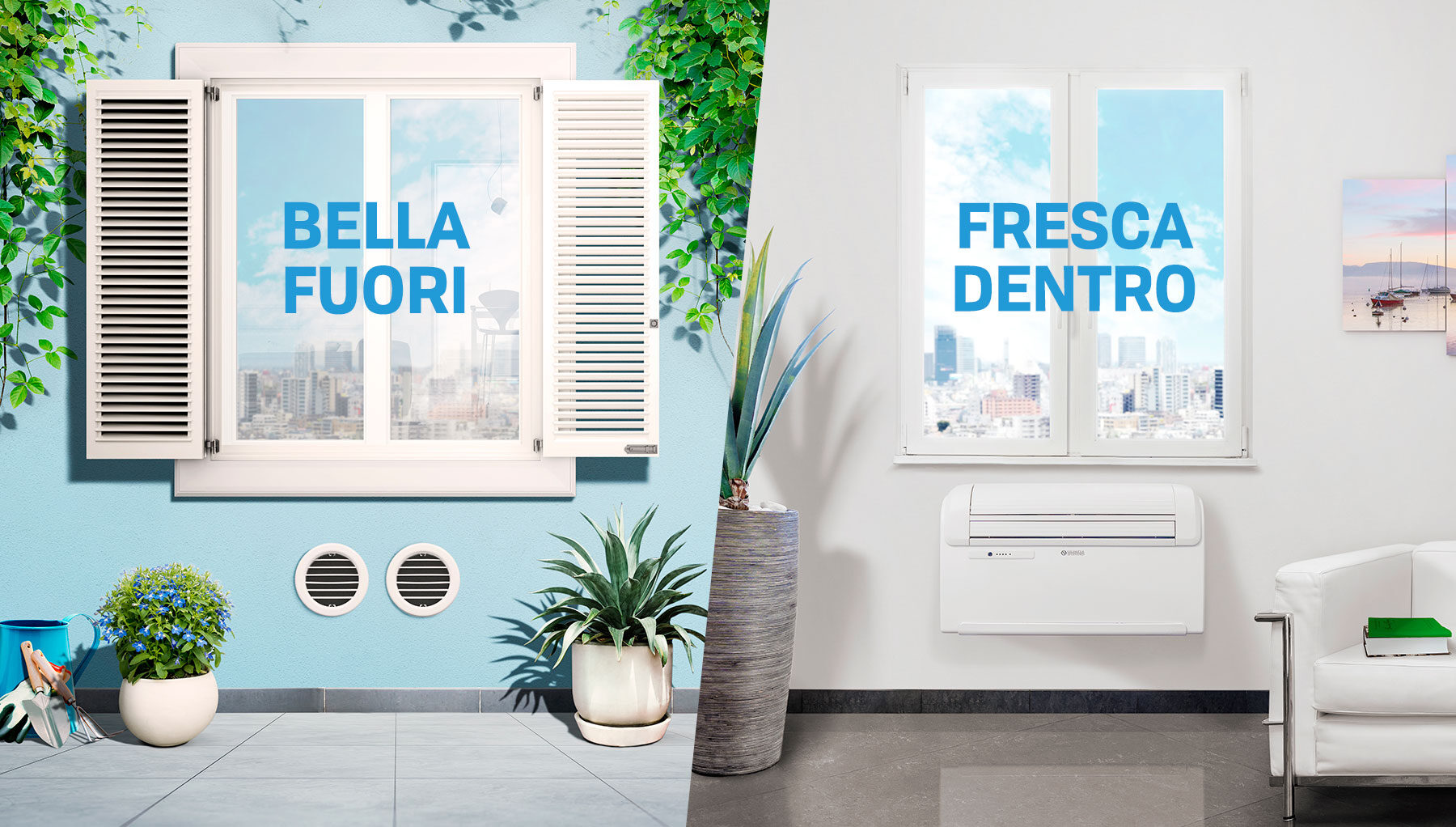 Olimpia Splendid on air con le campagne di advertising dedicate alla climatizzazione senza unità esterna e portatile